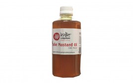Indic Wisdom Edible Mustard Oil, Cold Pressed  Plastic Bottle  500 millilitre